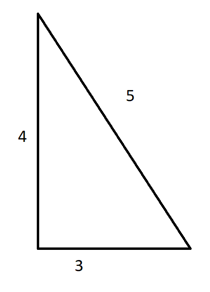 C1:3cm C2:4cm H:5cm
